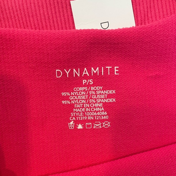 NWT Dynamite Seamless Tank Bodysuit - Picture 8 of 8